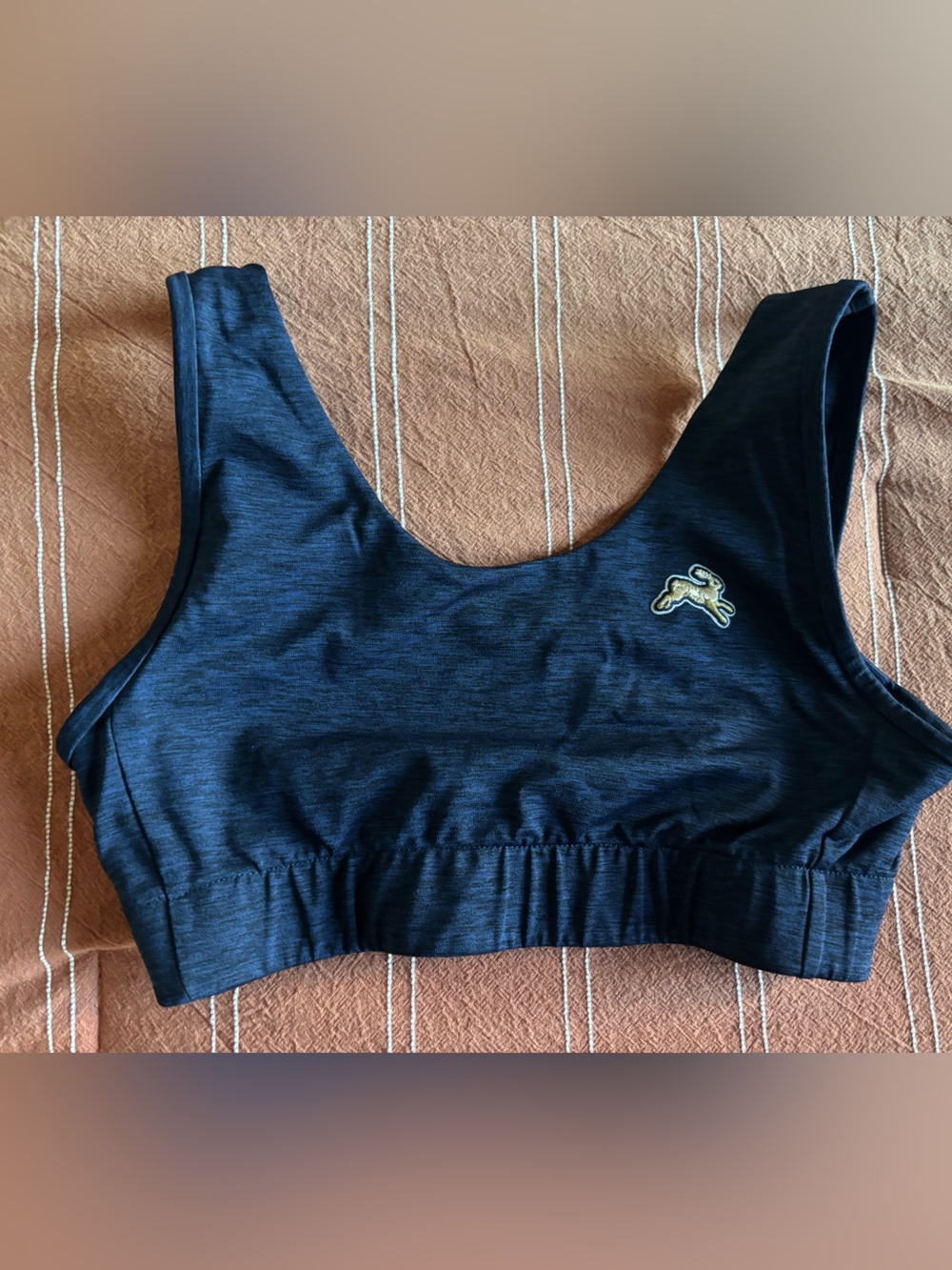 Tracksmith Navy Session Bra